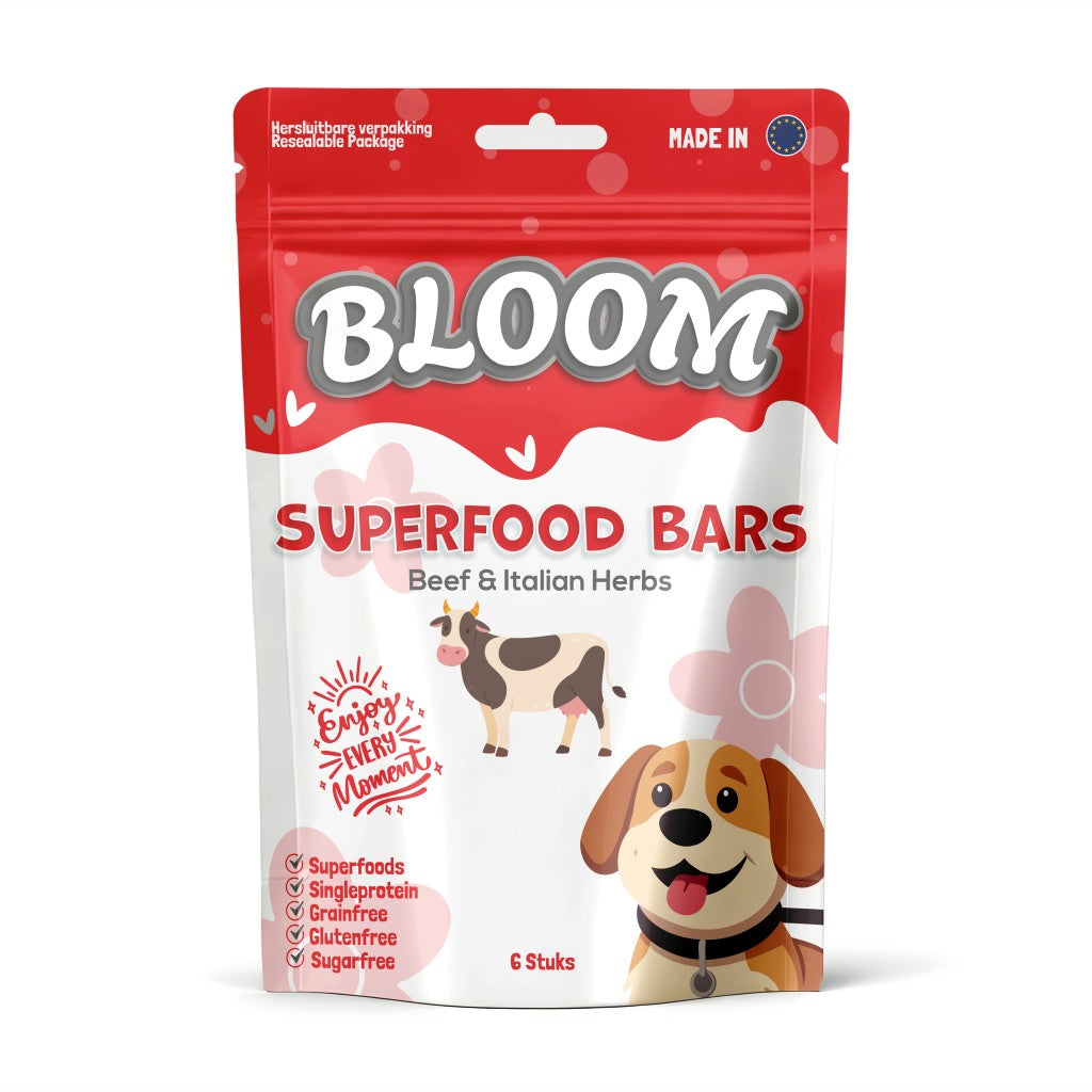 Bloom Superfood Bars – Beef & Italian Herbs